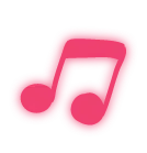 Music note icon.